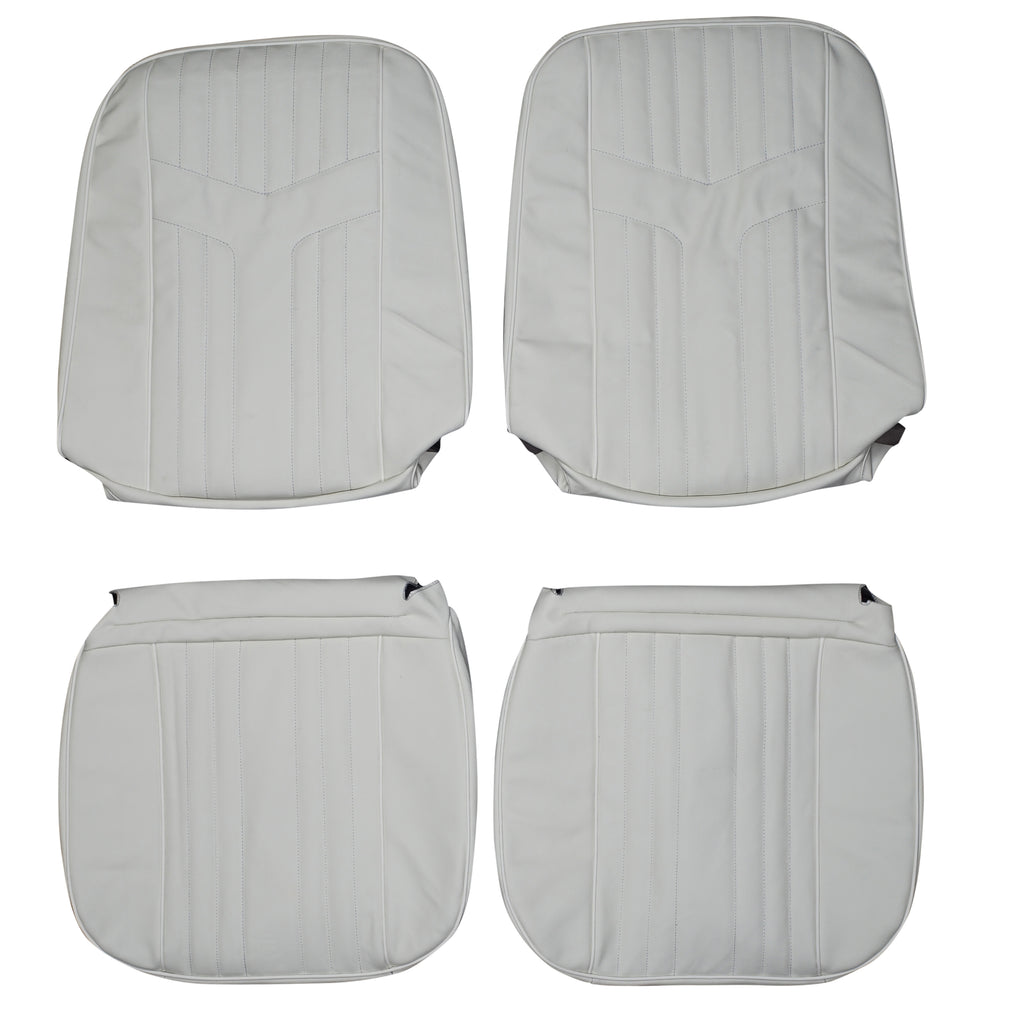1969 Pontiac GTO Custom Real Leather Seat Covers (Front) - lseat2