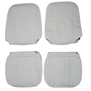 1969 Pontiac GTO Custom Real Leather Seat Covers (Front) - lseat2