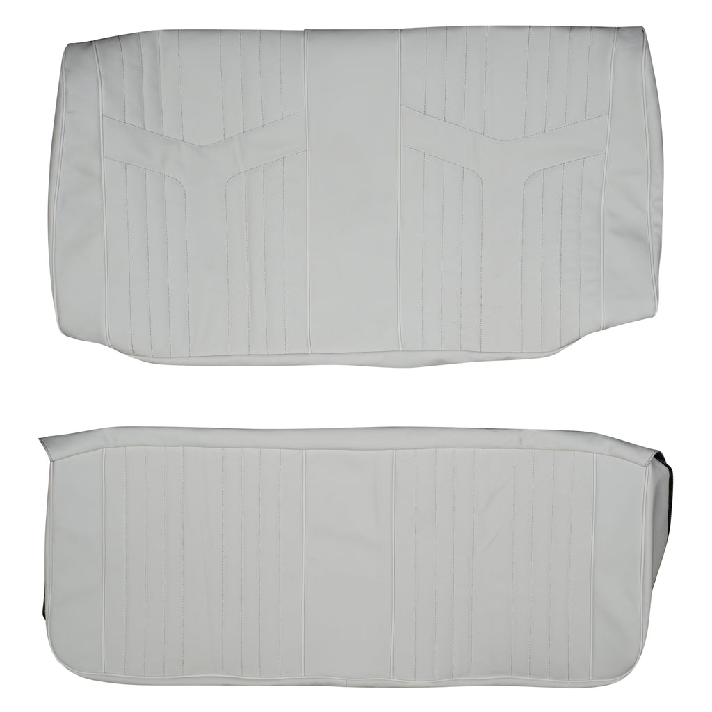 1969 Pontiac GTO Custom Real Leather Seat Covers (Rear) - lseat2