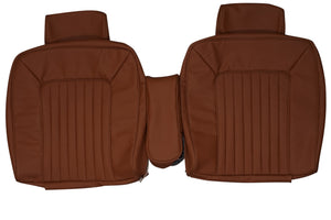 1979 Cadillac Deville Phaeton Custom Real Leather Seat Covers (Front) - lseat2