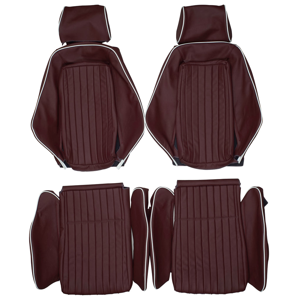 1981-1982 Avanti II Custom Real Leather Seat Covers (Front) - lseat2