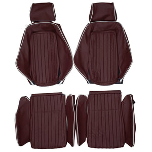1981-1982 Avanti II Custom Real Leather Seat Covers (Front) - lseat2