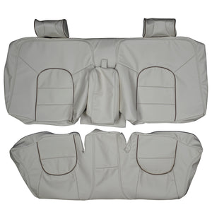 1998-2003 Jaguar XJ8 Vanden Plas Custom Real Leather Seat Covers (Rear) - lseat2