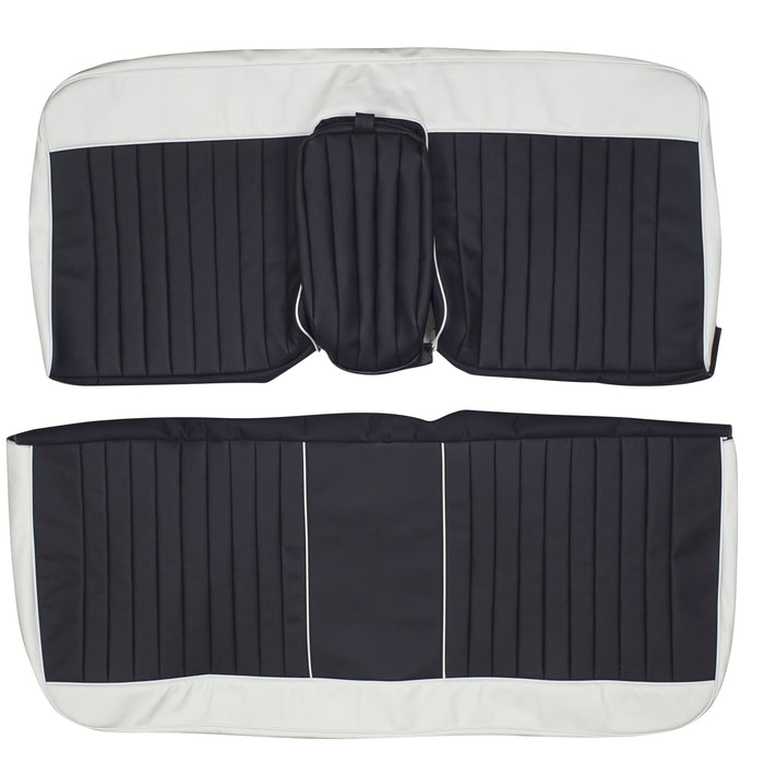 1961 Cadillac Deville Sedan Custom Real Leather Seat Covers (Front)