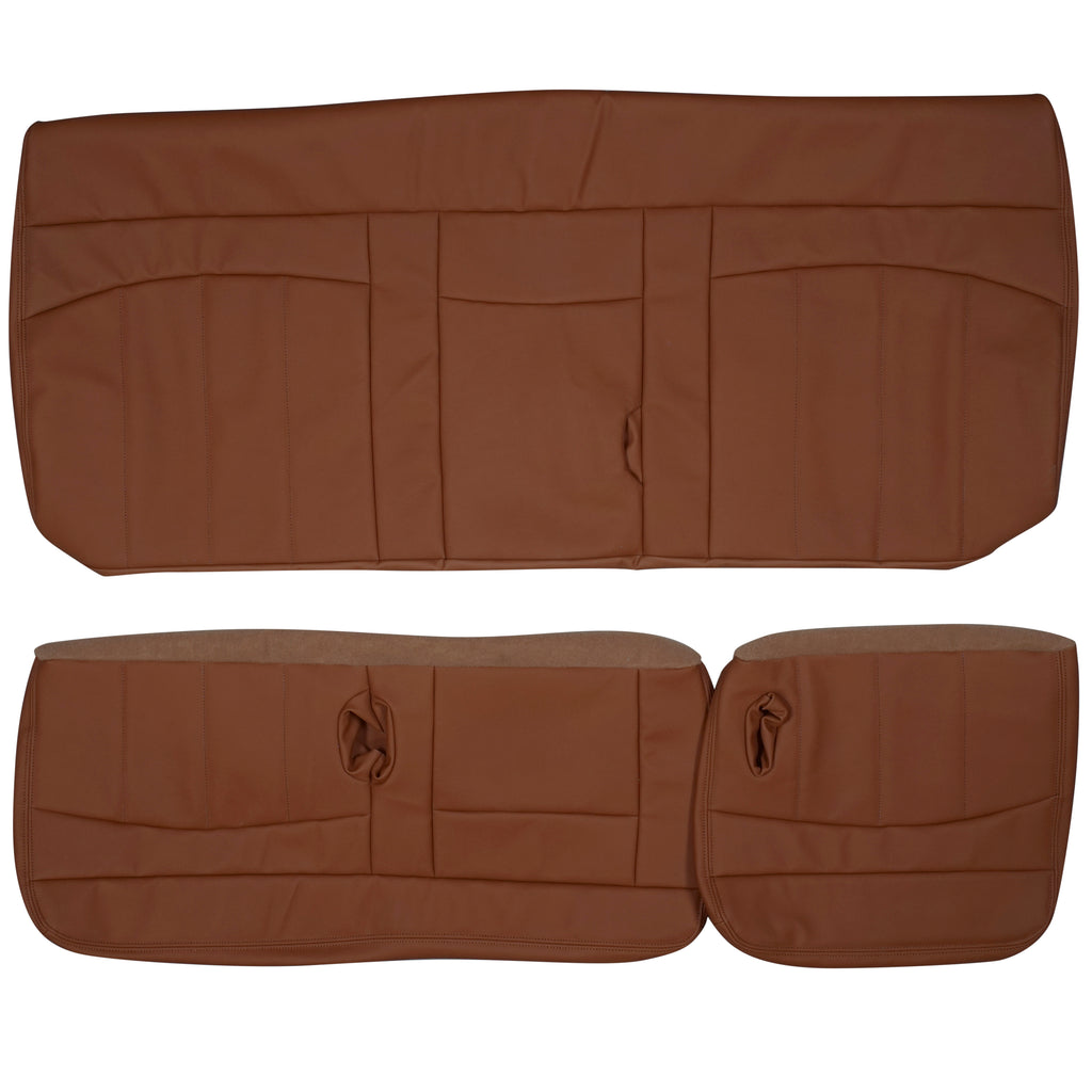 1999-2001 Ford F150 Extended Cab Custom Real Leather Seat Covers (Rear) - lseat2