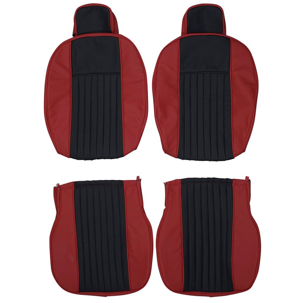 1968-1978 Fiat 124 Spider Custom Real Leather Seat Covers (Front) - lseat2