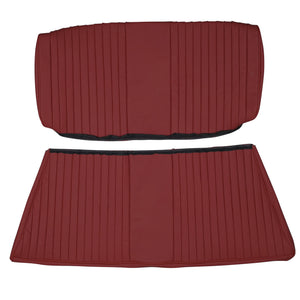 1968-1978 Fiat 124 Spider Custom Real Leather Seat Covers (Rear) - lseat2