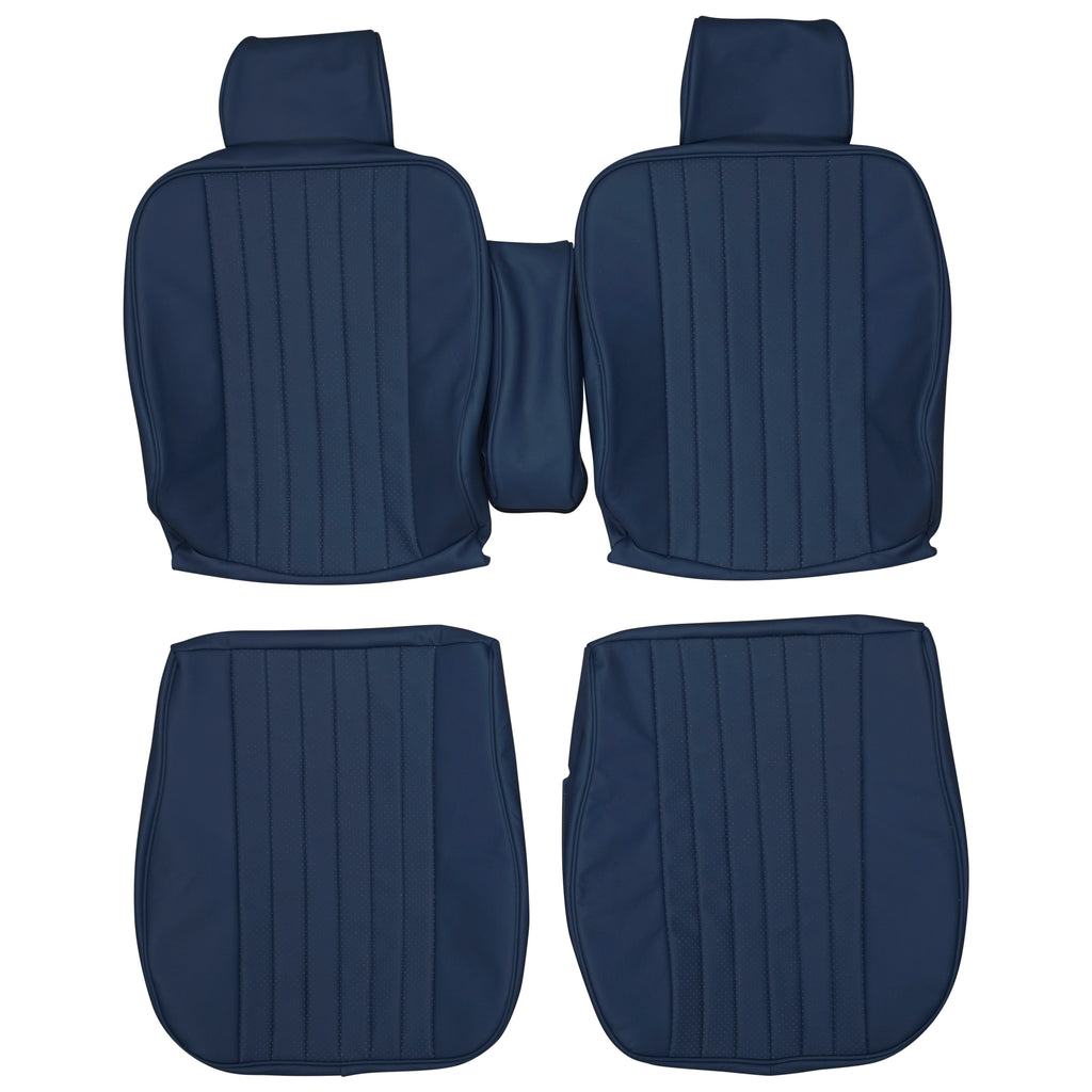 1985-1989 Mercedes Benz R107 SL C107 SLC Custom Real Leather Seat Covers (Front) - lseat2