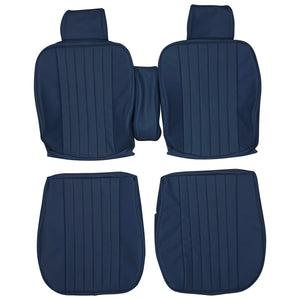 1985-1989 Mercedes Benz R107 SL C107 SLC Custom Real Leather Seat Covers (Front) - lseat2