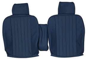 1985-1989 Mercedes Benz R107 SL C107 SLC Custom Real Leather Seat Covers (Front) - lseat2