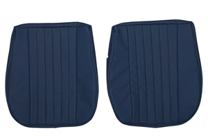 1985-1989 Mercedes Benz R107 SL C107 SLC Custom Real Leather Seat Covers (Front) - lseat2