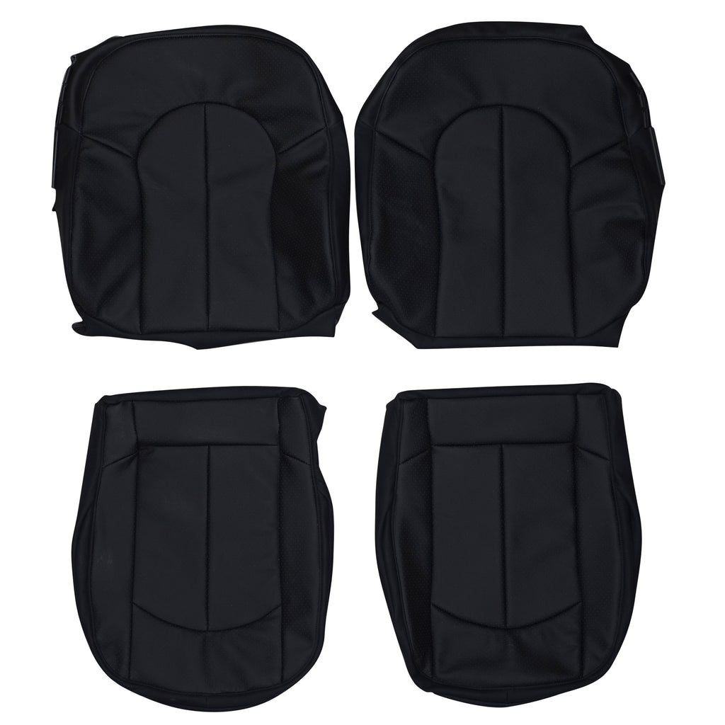 2004-2009 Mercedes C209 CLK320 CLK350 CLK500  Custom Real Leather Seat Covers (Front) - lseat2