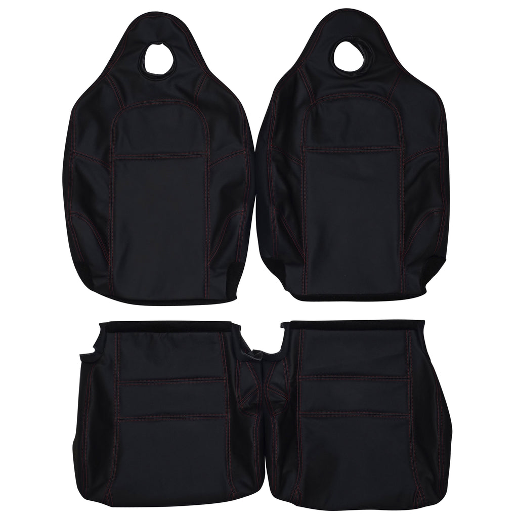 2001-2005 Honda Civic Si Custom Real Leather Seat Covers (Front) - lseat2