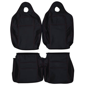 2001-2005 Honda Civic Si Custom Real Leather Seat Covers (Front) - lseat2