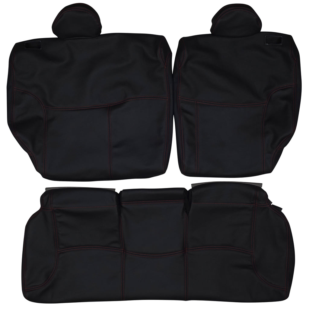 2001-2005 Honda Civic Si Custom Real Leather Seat Covers (Rear) - lseat2
