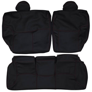 2001-2005 Honda Civic Si Custom Real Leather Seat Covers (Rear) - lseat2