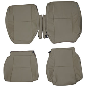 2008-2014 Toyota Sequoia Custom Real Leather Seat Covers (Front) - lseat