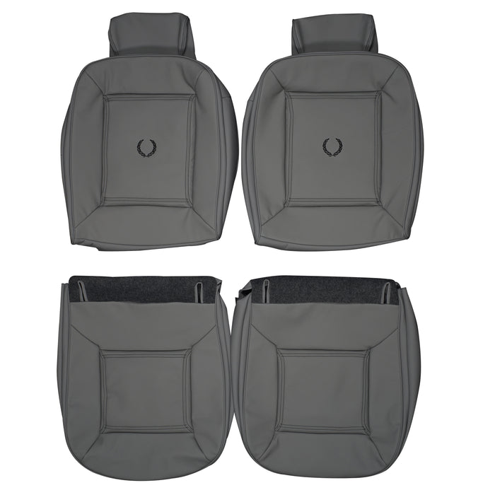 1980-1985 Cadillac Seville Elegante Custom Real Leather Seat Covers (Front)
