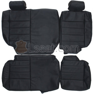 2007-2012 Jeep Wrangler JK Custom Real Leather Seat Covers (Rear) - lseat