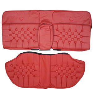 1980-1986 Cadillac Fleetwood Brougham Custom Real Leather Seat Covers (Rear) - lseat2
