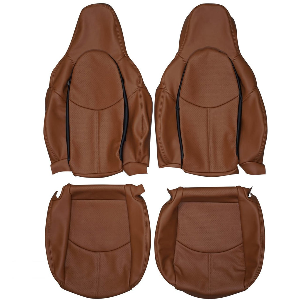 2005-2012 Porsche 911 Carrera 997 Custom Real Leather Seat Covers (Front) - lseat2