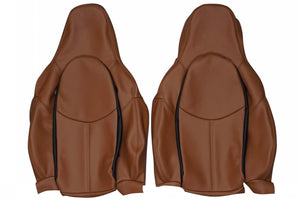 2005-2012 Porsche Boxster Cayman 987 Standard Custom Real Leather Seat Covers (Front) - lseat2