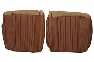 1976-1977 Cadillac Seville Custom Real Leather Seat Covers (Front) - lseat2