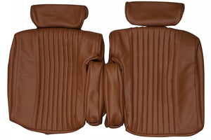 1976-1977 Cadillac Seville Custom Real Leather Seat Covers (Front) - lseat2