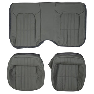 1997-2002 Chevrolet Camaro Z28 Custom Real Leather Seat Covers (Rear) - lseat2