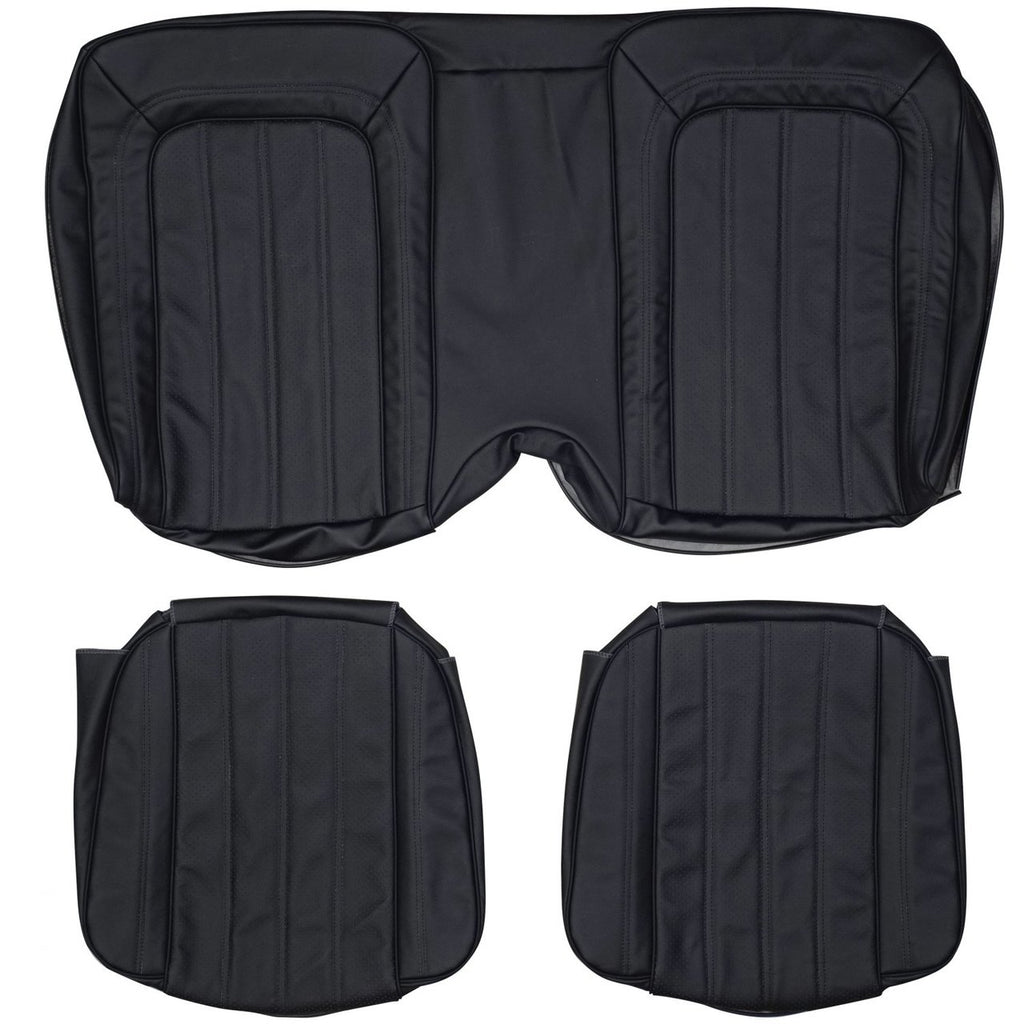 1976-1977 Pontiac Firebird Custom Real Leather Seat Covers (Rear) - lseat2