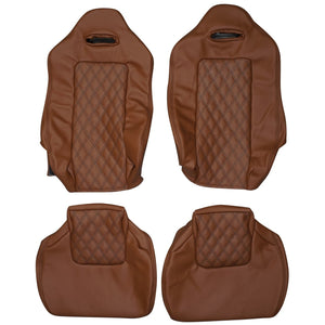 1989-1994 Nissan Skyline GT-R R32 Custom Real Leather Seat Covers (Front) - lseat2