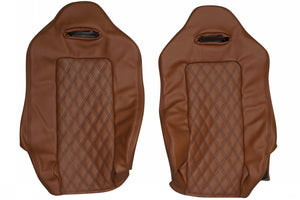 1989-1994 Nissan Skyline GT-R R32 Custom Real Leather Seat Covers (Front) - lseat2