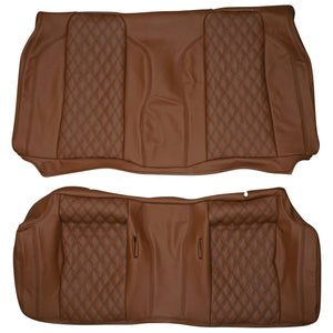 1989-1994 Nissan Skyline GT-R R32 Custom Real Leather Seat Covers (Rear) - lseat2