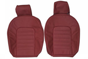 1979-1989 Alfa Romeo Spider Custom Real Leather Seat Covers (Front) - lseat2
