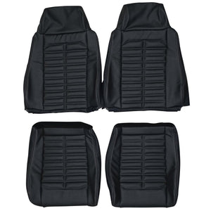 1984-1988 Pontiac Fiero Custom Real Leather Seat Covers (Front) - lseat2
