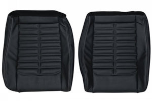 1984-1988 Pontiac Fiero Custom Real Leather Seat Covers (Front) - lseat2