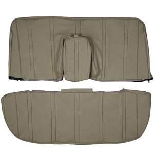 1962 Cadillac DeVille Sedan Custom Real Leather Seat Covers (Rear) - lseat2