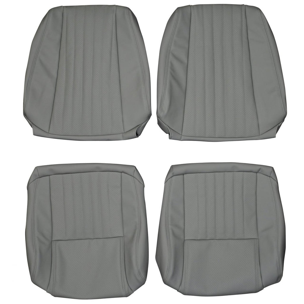 1985-1992 Pontiac Firebird Standard Custom Real Leather Seat Covers (Front) - lseat2