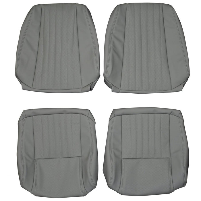 1985-1992 Pontiac Firebird Standard Custom Real Leather Seat Covers (Front)