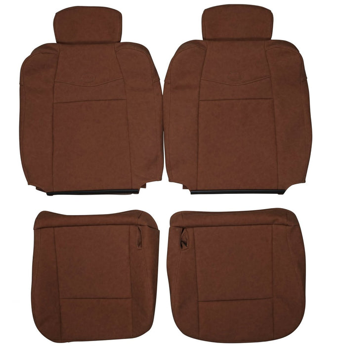 2001-2003 Ford F-150 King Ranch Crew Custom Real Leather Seat Covers (Front)