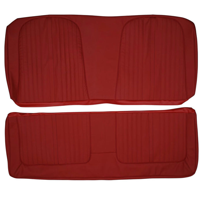1964 Ford Galaxie Custom Real Leather Seat Covers (Rear)