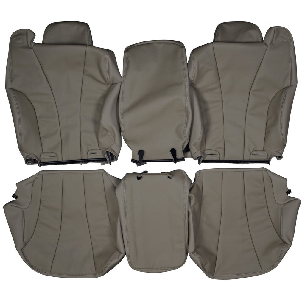 1999-2002 Chevrolet Silverado Custom Real Leather Seat Covers (Front) - lseat2