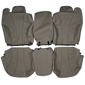 1999-2002 Chevrolet Silverado Custom Real Leather Seat Covers (Front) - lseat2