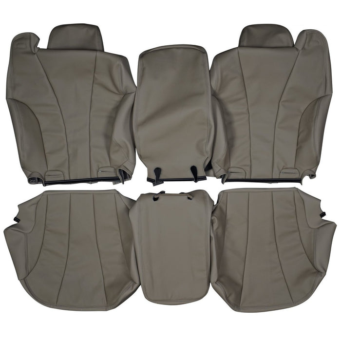 1999-2002 Chevrolet Silverado Custom Real Leather Seat Covers (Front)