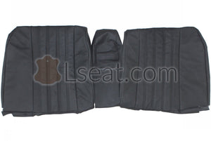 1981-1988 BMW 5-Series Sedan Custom Real Leather Seat Covers (Rear) - lseat