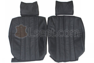 1981-1988 BMW 5-Series Sedan Custom Real Leather Seat Covers (Front) - lseat