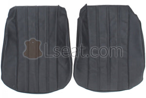 1981-1988 BMW 5-Series Sedan Custom Real Leather Seat Covers (Front) - lseat