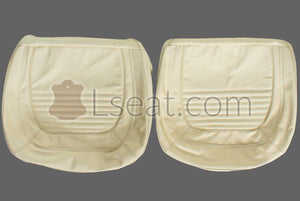 1970 Plymouth Barracuda Custom Real Leather Seat Covers (Front) - lseat